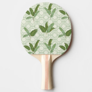 Tropische Palmwedel Tischtennis Schläger