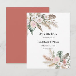 Tropische Pampasgras, Federn, rustikale | I Save The Date