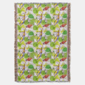 Tropische Papageien Decke (Vorderseite Vertikal)