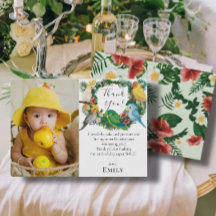 Tropische Papageien Exotische Vegetation Geburtsta