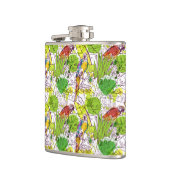 Tropische Papageien Flachmann (Links)