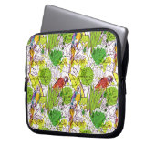 Tropische Papageien Laptopschutzhülle (Vorderseite Links)
