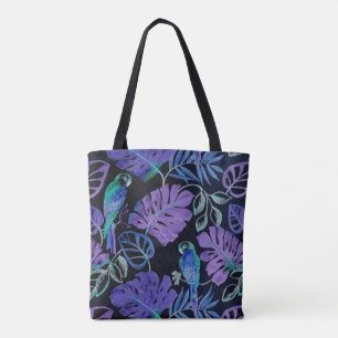 Tropische Papageien-Paradies-Taschen-Tasche Tasche