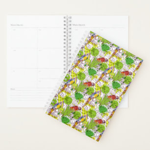 Tropische Papageien Planer