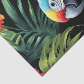 Tropische Papageien Seidenpapier (Detail)