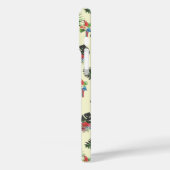 Tropische Papageien und Blumenmuster Personalisier Case-Mate iPhone Hülle (Rückseite / Links)