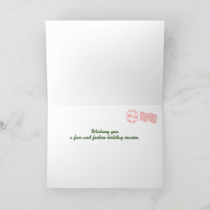 Tropische Papageien Weihnachtskarte Feiertagskarte