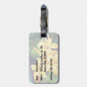 Tropische Paradies-Hibiskus-Gepäck-Umbauten Gepäckanhänger (Rückseite vertikal)