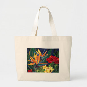 Tropische Paradies-Strand-Tasche Jumbo Stoffbeutel
