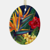 Tropische Paradies-Verzierungen Keramik Ornament (Rechts)