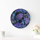 Tropische Paradiesuhr Große Wanduhr (Zuhause)