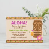 Tropische Party Einladung (Stehend Vorderseite)