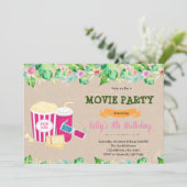 Tropische Party Einladung (Stehend Vorderseite)