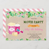 Tropische Party Einladung (Vorne/Hinten)