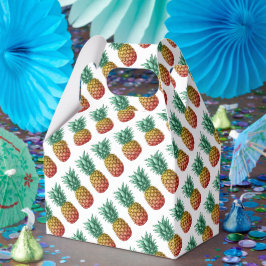 Tropische Party mit Retro-Ananas Geschenkschachtel