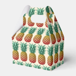 Tropische Party mit retro Ananas Geschenkschachtel