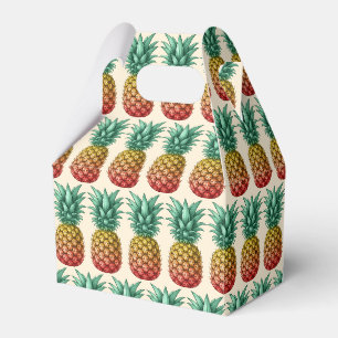 Tropische Party mit retro-Pineapple Geschenkschachtel