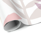 Tropische Pastel Gelbe Lavendel Monstera Blätter Geschenkpapier (Rolleneckpunkt)