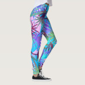 Tropische Pastell-Leggings Leggings (Rechts)