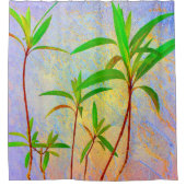 Tropische Pastelle Duschvorhang (Vorderseite)