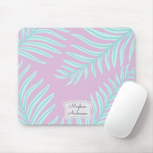 Tropische Pastelle | Personalisiert Mousepad (Mit Mouse)