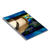 Tropische Pension mit Blue Palms GuestBook Notizblock (Rechte Seite)