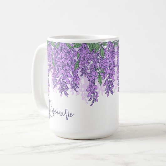 Tropische Personalisierte Tasse (Vorderseite Links)