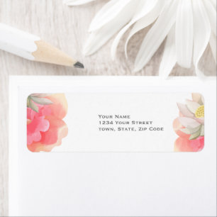 Tropische Pfirsichblüten Hochzeit