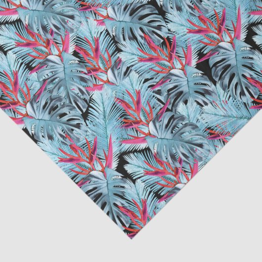 Tropische Pflanze 1. Seidenpapier (Ausschnitt)