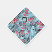 Tropische Pflanze 1 Serviette (Ecke)