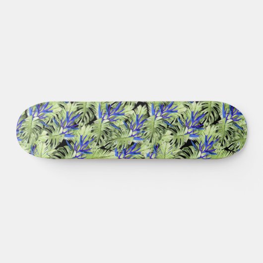 Tropische Pflanze 2 Skateboard (Horizontal)