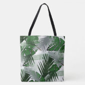 Tropische Pflanze, botanische Printgeschäfte / Str Tasche (Vorderseite)