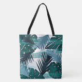 Tropische Pflanze, botanische Printgeschäfte / Str Tasche (Vorderseite)