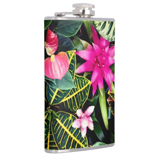 Tropische Pflanze Flachmann (Rechts)