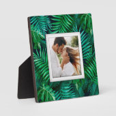 Tropische Pflanze Frameless Foto Easel Back Fotoplatte (Vorderseite)