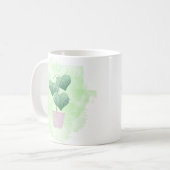 Tropische Pflanze Kaffeetasse (Vorderseite Links)