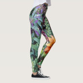 Tropische Pflanze Leggings (Rechts)