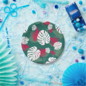 Tropische Pflanze Pappteller (Party)