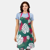 Tropische Pflanze Schürze (Getragen)