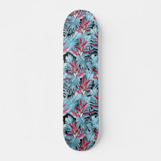 Tropische Pflanze Skateboard (Vorne)