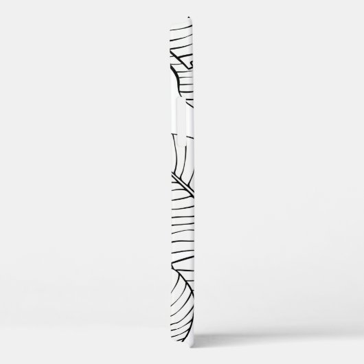 Tropische Pflanze und Blume nahtlos. Jung Case-Mate iPhone Hülle (Rückseite / Rechts)