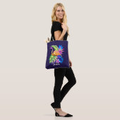 Tropische Pflanze und Flamingo Personalisiert Tasche (Am Model)