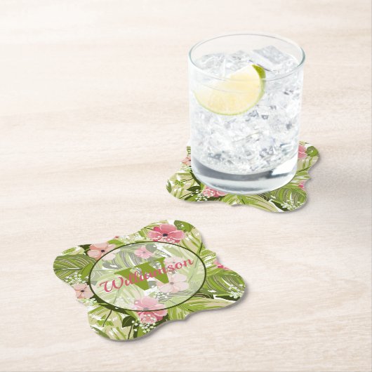 Tropische Pflanze Untersetzer (Vor Ort)