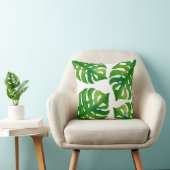 Tropische Pflanze verlässt Kissen (Stuhl )
