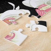 Tropische Pflanze Vögel farbige Illustration Puzzle (Seite)