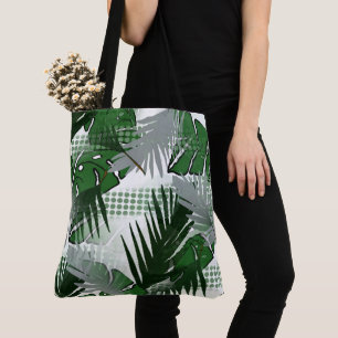 Tropische Pflanzen, Botanischer Druck Einkaufen / Tasche