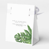 Tropische Pflanzen Geschenkschachtel (Rückseite)