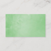 Tropische Pflanzen Visitenkarte (Rückseite)