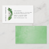 Tropische Pflanzen Visitenkarte (Vorne/Hinten)