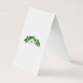 Tropische Pflanzen Visitenkarten (Rückseite)